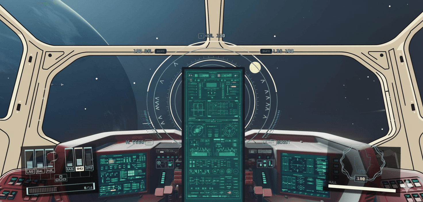 Spaceship background